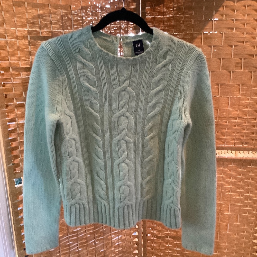 Gap sweater, medium, mint green